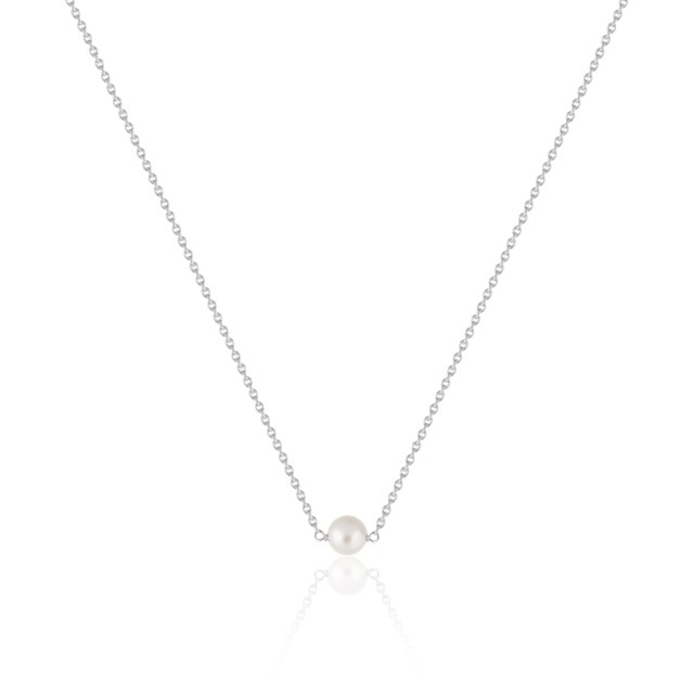 Pearl Halsketten (Silber) 40-45 cm