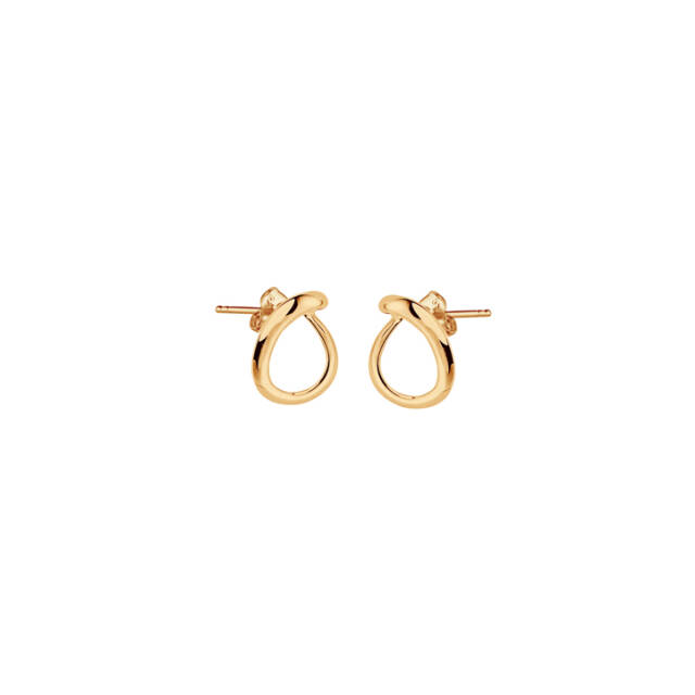 Ocean drop Ohrring Gold