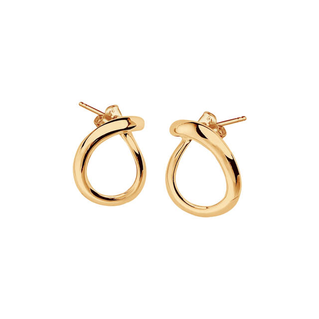 Ocean small Ohrring Gold