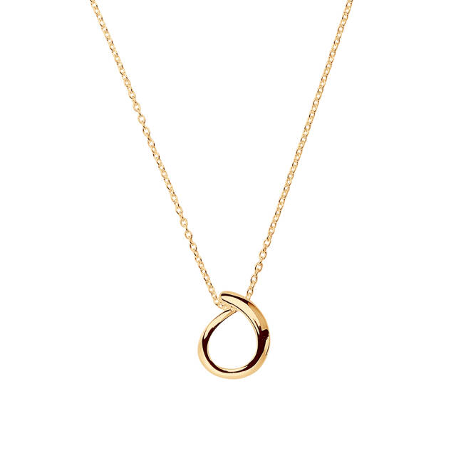 Ocean small single Halsketten Gold