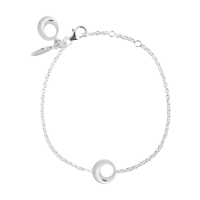 Orbit drop Armbänder Silber