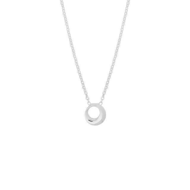 Orbit drop Halsketten Silber