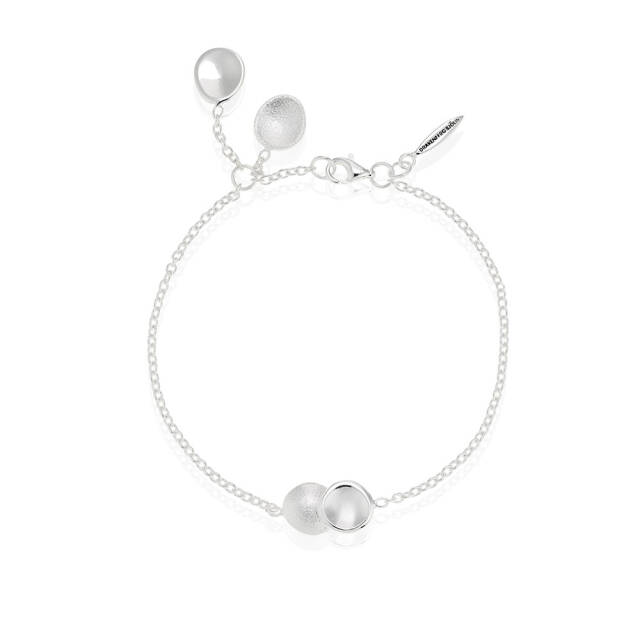 Rocky Shore medium single Armbänder Silber