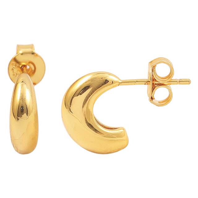 Nora hoops Ohrringe Gold