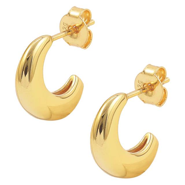 Nora big hoops Ohrringe Gold