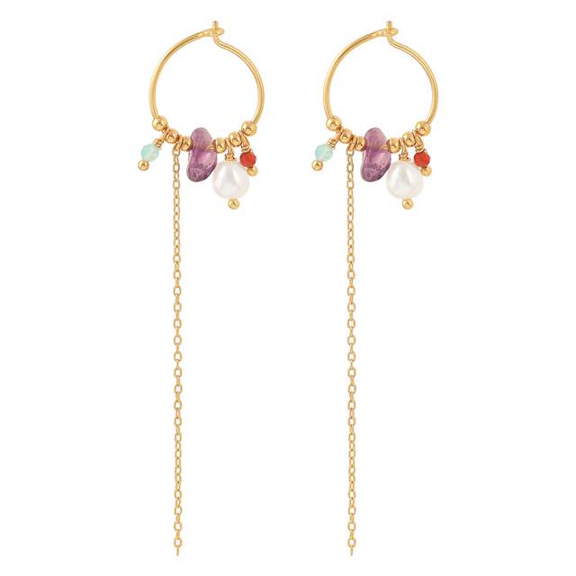 Victoria hoops Ohrringe Gold