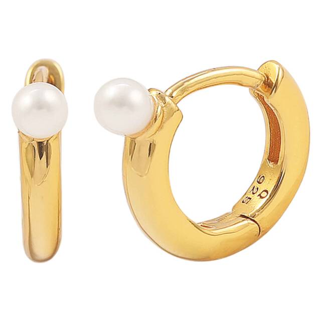 Agnes hoops Ohrringe Gold