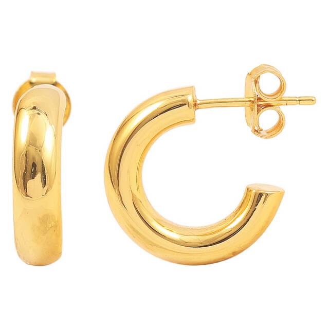 Liva hoops Ohrringe Gold