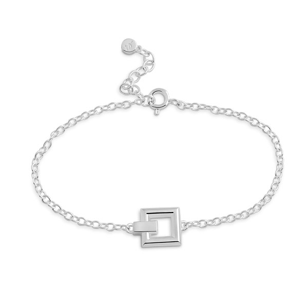 Detail Square Armbänder Silber