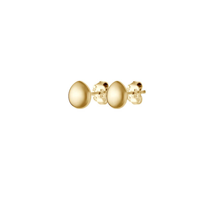 Stardust drop Ohrring polished Gold