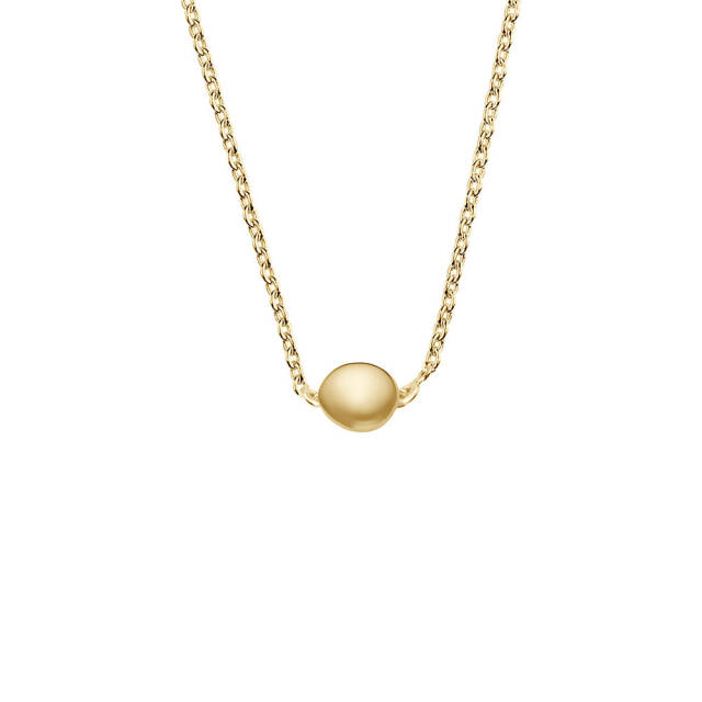 Stardust drop polished Halsketten Gold