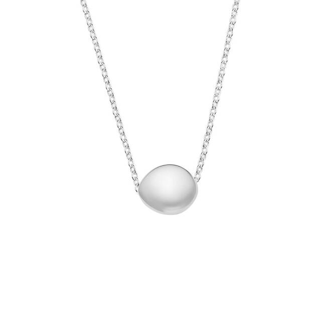 Stardust polished Halsketten Silber