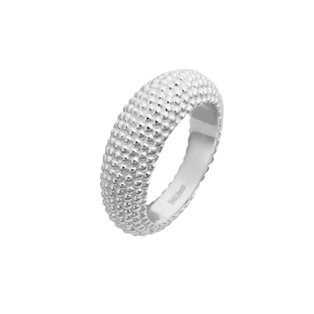 Stardust grande ring Silber