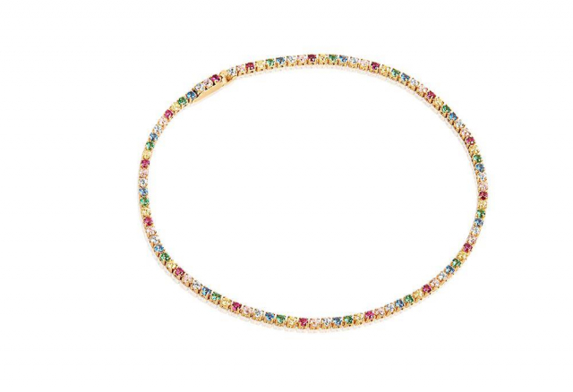 ELLERA Armbänder mehrfarbige Zirkoner (Gold)