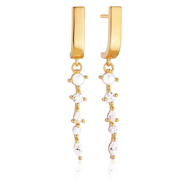 ADRIA PENDOLO Ohrring Gold