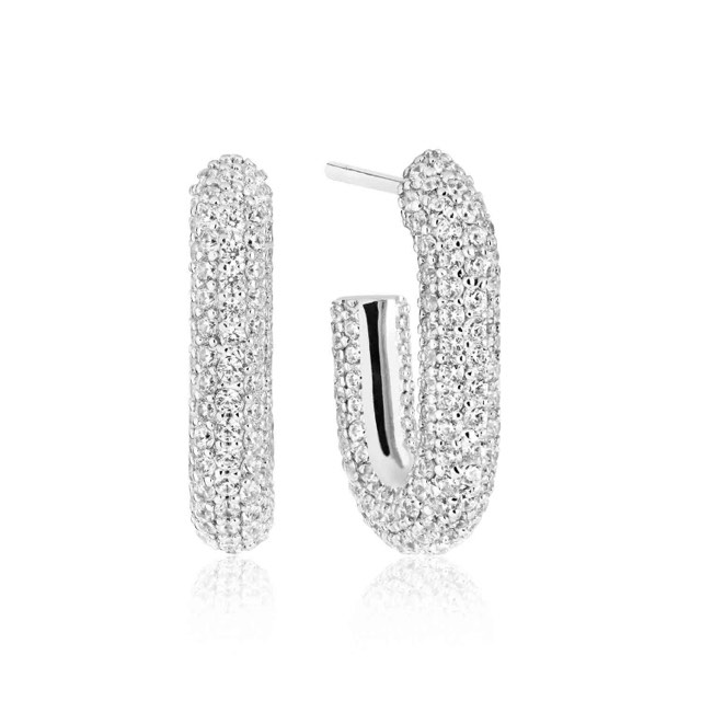 CAPRI PICCOLO Ohrring weiße Zirkoner (Silber)