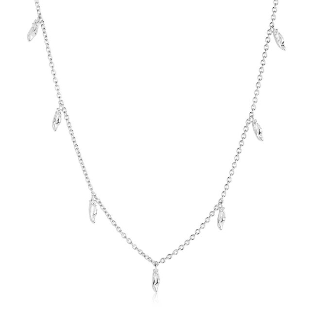VULCANELLO Halsketten weiße Zirkoner (Silber)