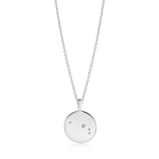 ZODIACO ARIES Halsketten weiße Zirkoner (Silber)
