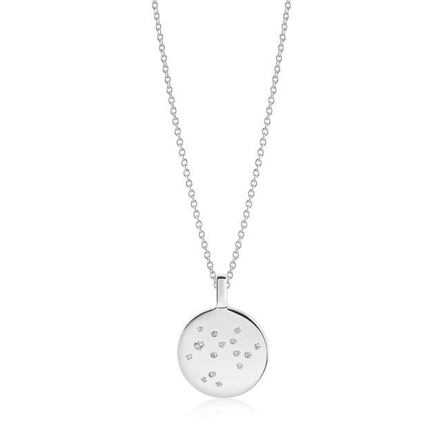 ZODIACO SAGITARIUS Halsketten weiße Zirkoner (Silber)