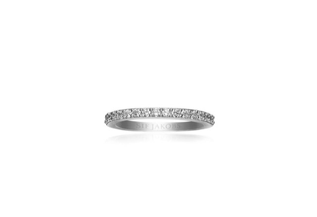 CORTE UNO ring weiße Zirkoner (Silber)