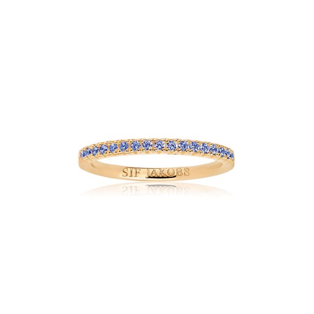ELLERA ring blau Zirkoner (Gold)