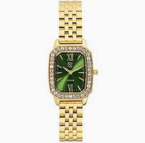 LUCIANA WATCH GOLD/GREEN