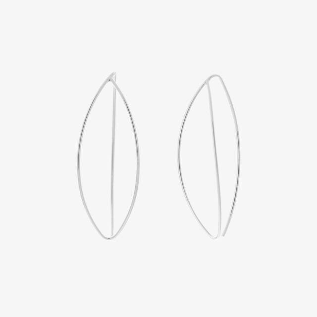 Together big Ohrring Silber