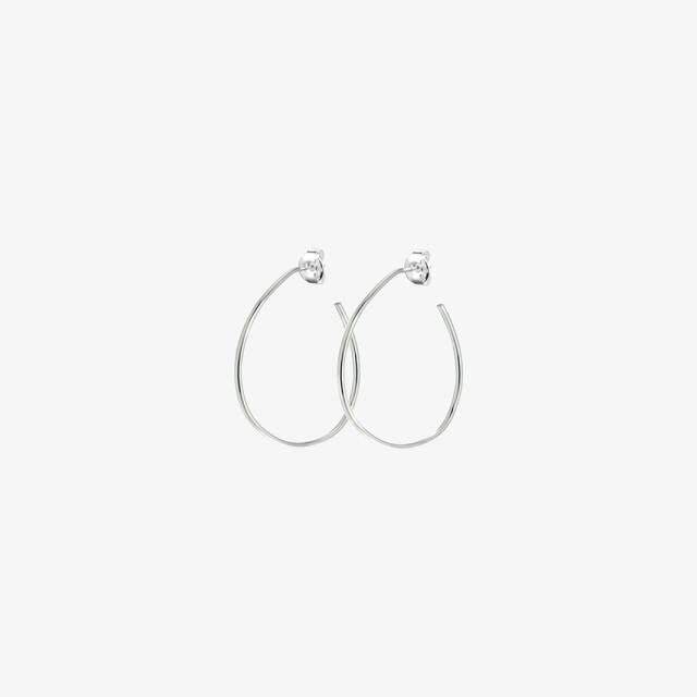 Together small hoops Silber