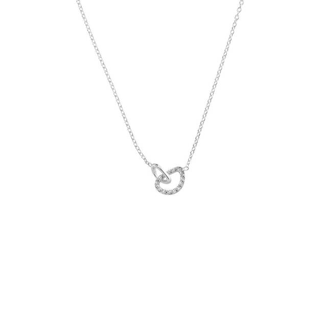 Together drop Halsketten Silber