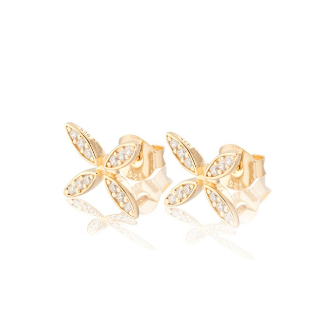 Ellipse mini Earrings Gold