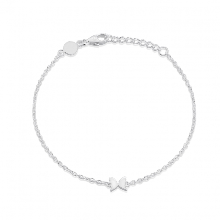 Petite papillion  Bracelet Silver in der Gruppe Armbänder / Silberarmbänder bei SCANDINAVIAN JEWELRY DESIGN (s108)