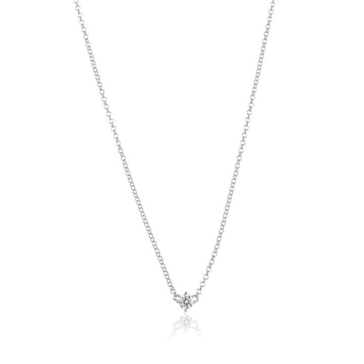 Time to glow mini Necklace Silver in der Gruppe Halsketten / Silberhalsketten bei SCANDINAVIAN JEWELRY DESIGN (s226)
