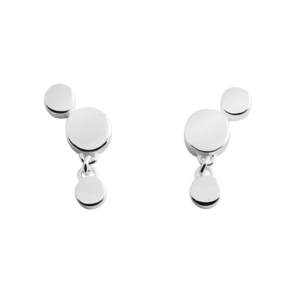 Product Image for Skanshage SWEDEN Dot Triple Ohrring Silber