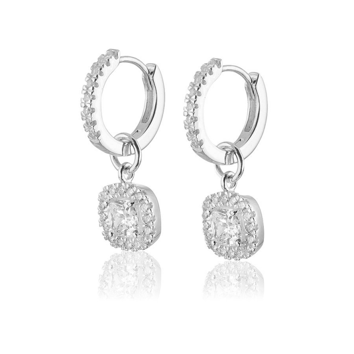 Glamorous Earrings creol Silver in der Gruppe Ohrringe / Silberohrringe  bei SCANDINAVIAN JEWELRY DESIGN (s306)