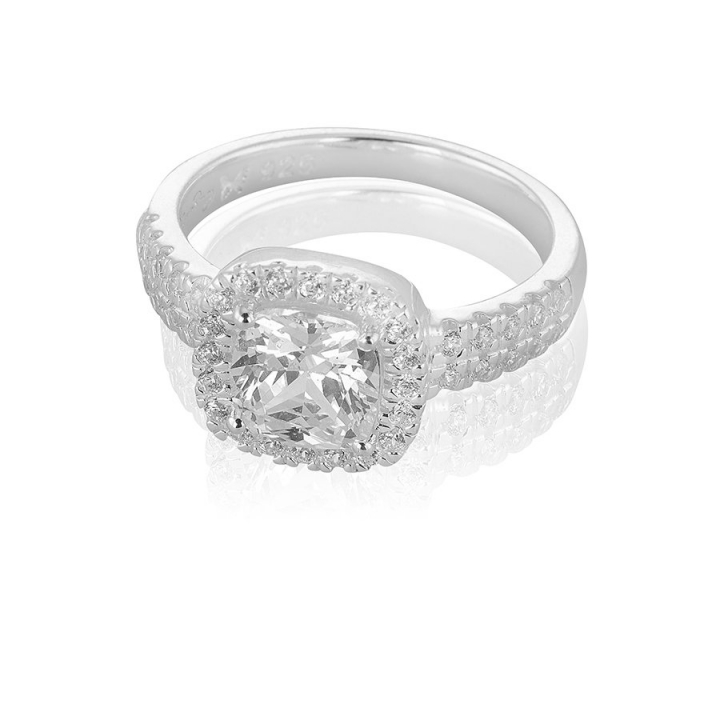 Glamorous Ring Silver in der Gruppe Ringe / Silberringe bei SCANDINAVIAN JEWELRY DESIGN (s307-R)