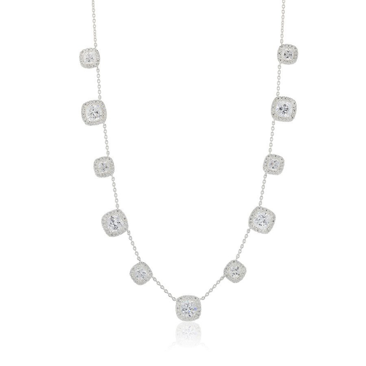 Glamorous -multi Necklace Silver in der Gruppe Halsketten / Silberhalsketten bei SCANDINAVIAN JEWELRY DESIGN (s341)