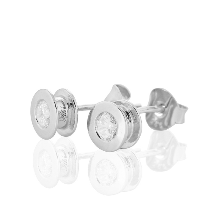 Älskad Earrings Silver in der Gruppe Ohrringe / Silberohrringe  bei SCANDINAVIAN JEWELRY DESIGN (s82)