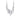 Crystal Rain Collier - Klares Halsband Silber