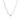 Micro Blink Halskette - Blauer Topas Halskette Silber 40-45 cm