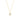 DAISY Anhänger aus vergoldetem Sterlingsilber medium WHITE ENAMEL 11 MM Diamant 0,05 ct 40 cm