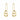 OFFSPRING Ohrringe GOLD