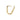 Slick Huggie vergoldetes Silber (Eins)
