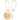 Little Rose Petal Ohrringe Gold