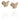 Little Miss Butterfly & Stars Ohrringe Gold