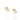 Crown & Stars Ohrringe 0.60ctw Gold