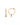 Micro fange einen fallenden Stern Hoops Gold