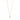 Sevilla Halskette mit Anhänger Gold Klar 42 cm