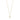 Sevilla Halskette mit Anhänger Gold Klar 42 cm