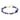 Capri Steinarmband Gold Blau