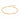 Capri-Perlenarmband Gold Orange